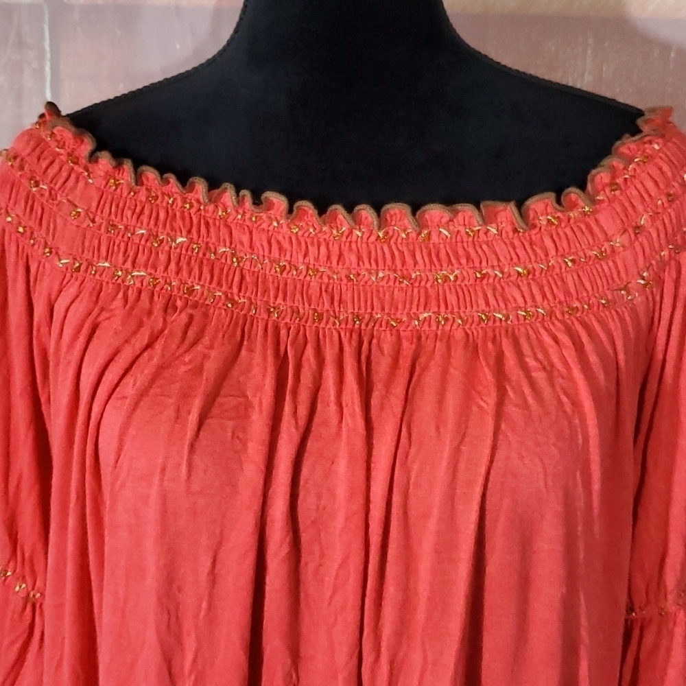 Urban Mango Beautiful Bead Work Off Shoulder Dress - Picture 4 of 7